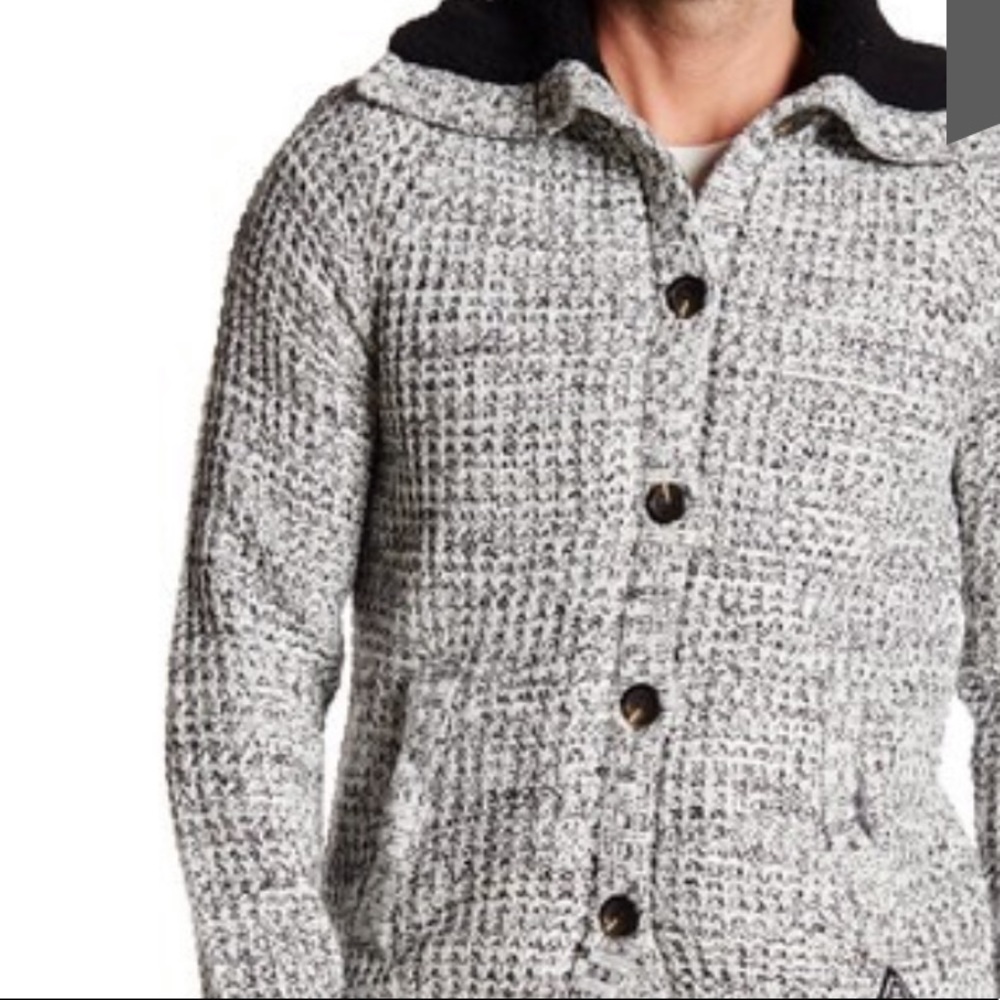 American Stitch Faux Shearling Lined Cardigan